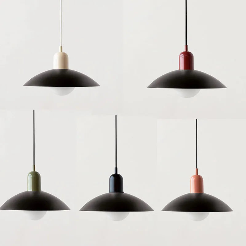 NovaLume Bauhaus Glass Pendant Light for Small Spaces
