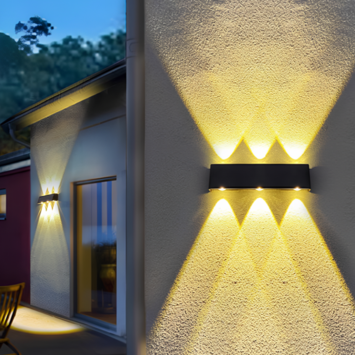 HelioCasa | Waterproof Solar LED Outdoor Wall Light