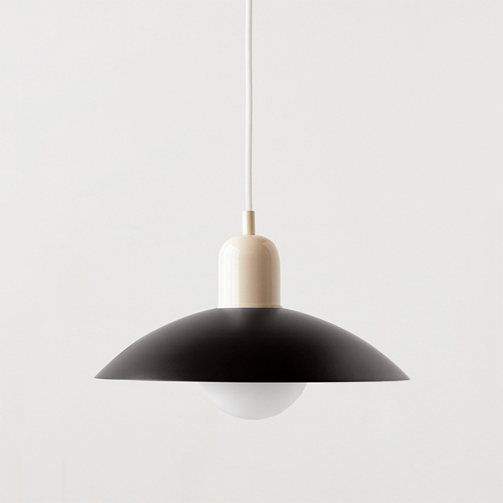 NovaLume Bauhaus Glass Pendant Light for Small Spaces