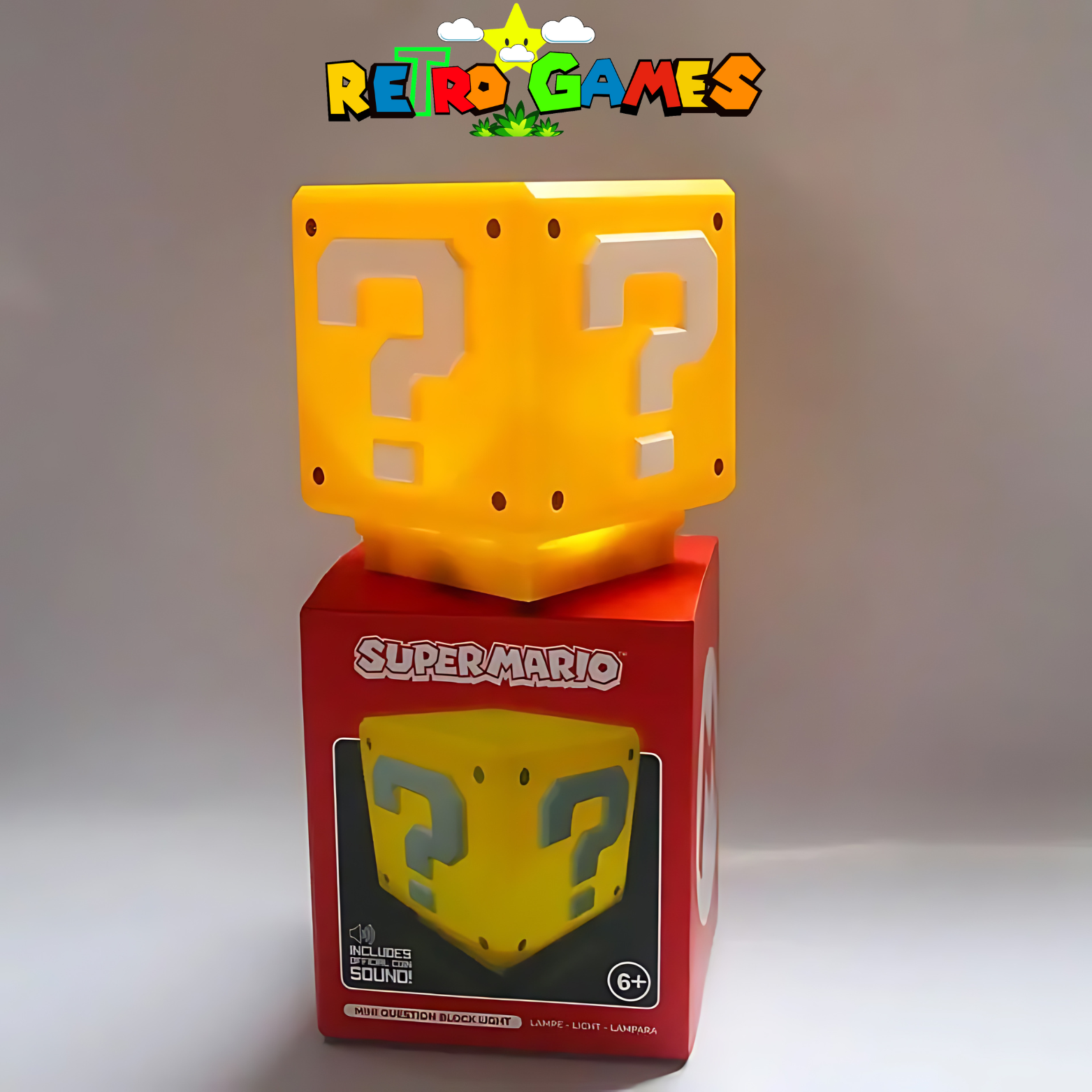 LuminoQuest Illuminatore a Blocchi per Fan di Mario Retrรฒ