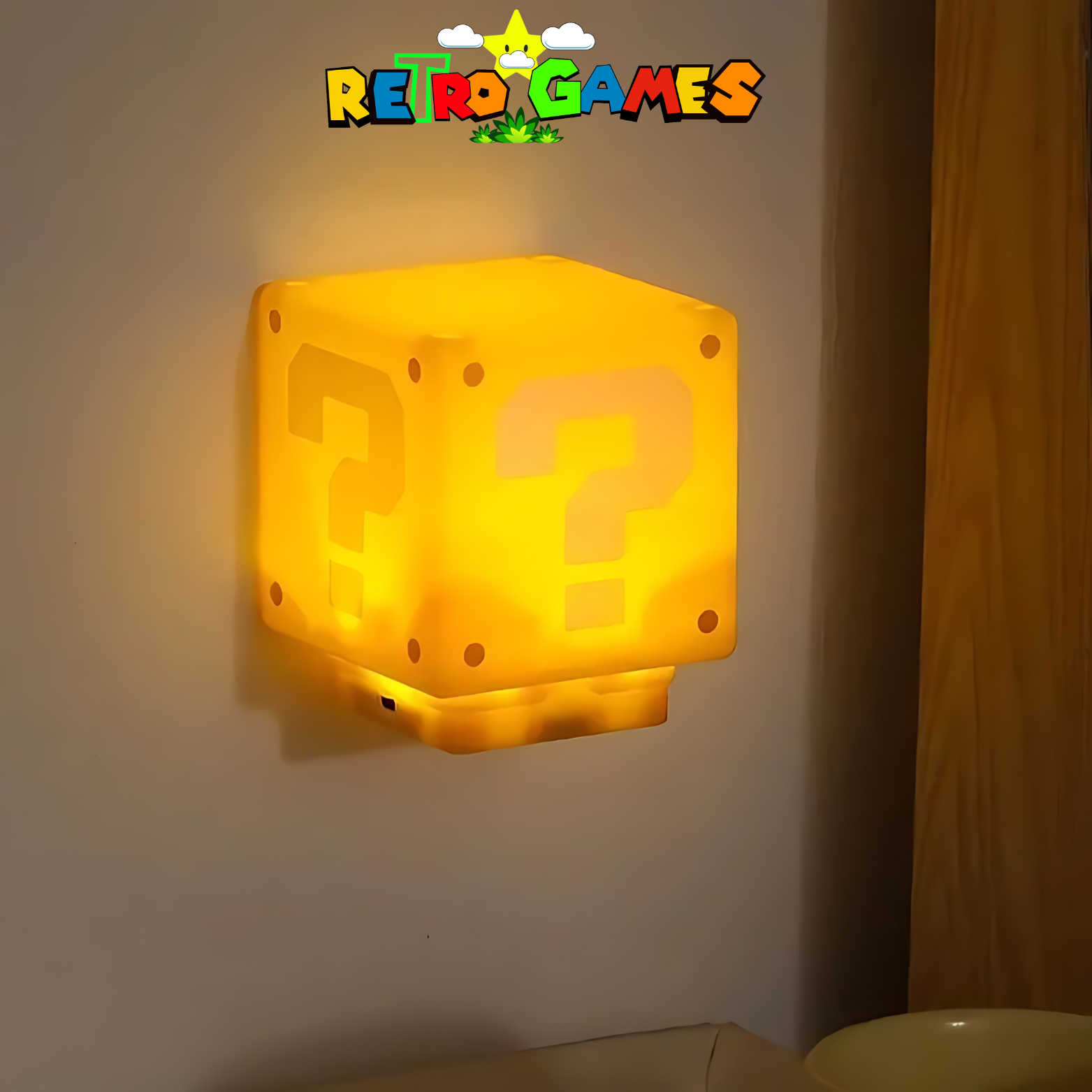 LuminoQuest Illuminatore a Blocchi per Fan di Mario Retrò