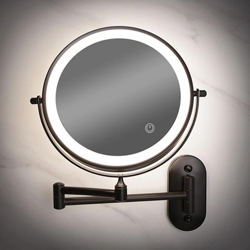 LumaGlow LED Magnifying Mirror for Makeup and Bathroom