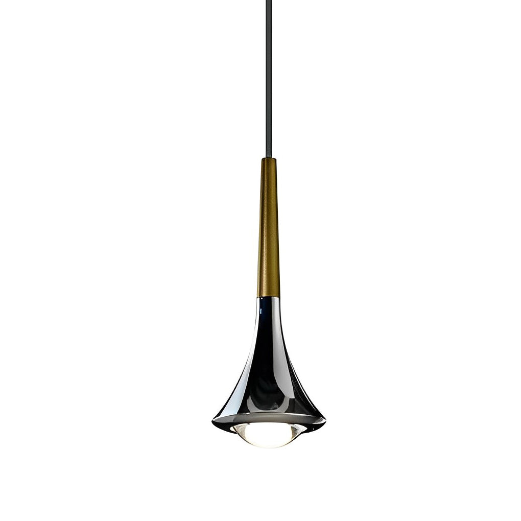 SylvaDrop Nordic Metal Water Drop LED Stair Pendant Light