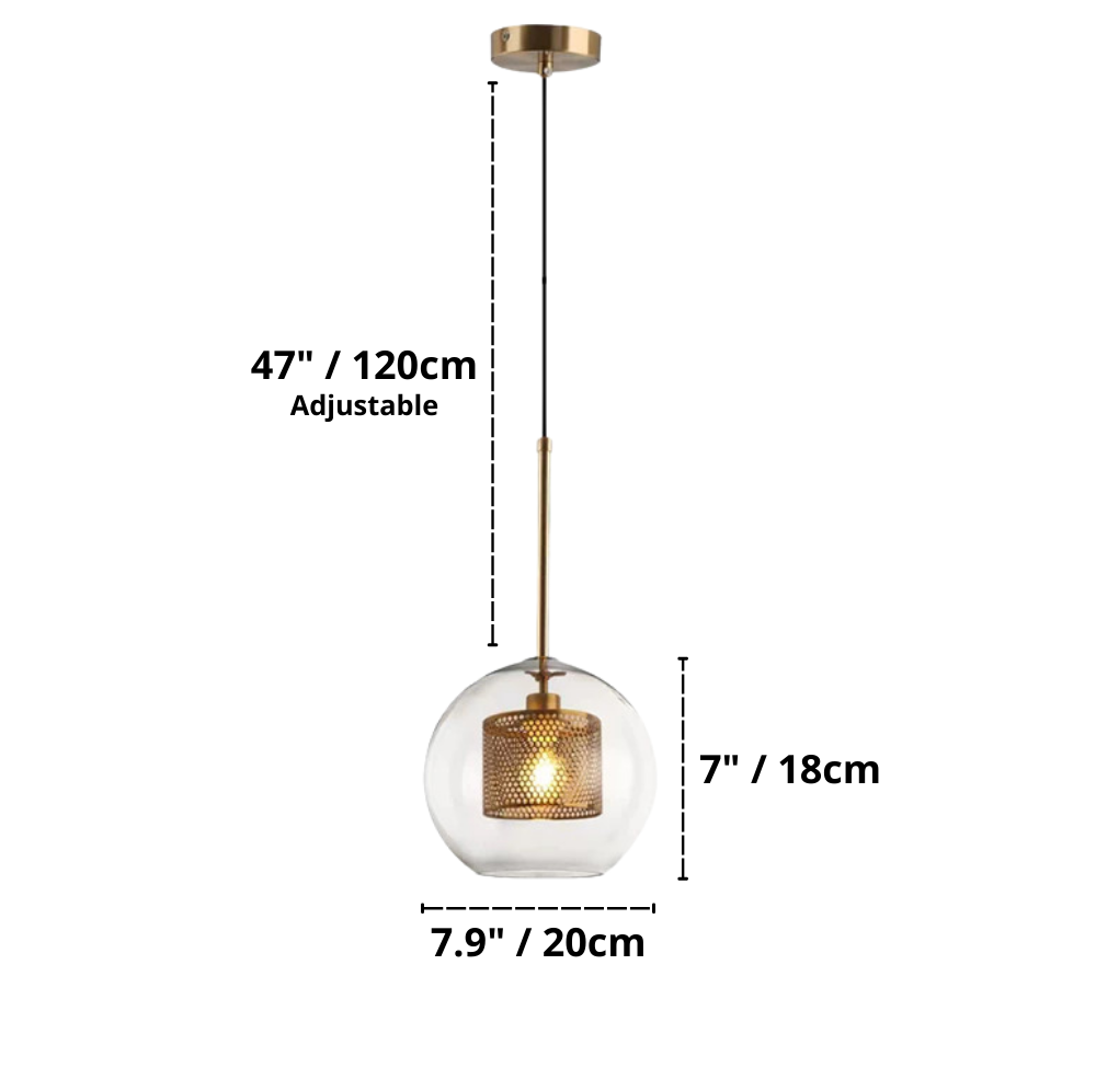 אורלה | מנורות תלייה מזכוכית