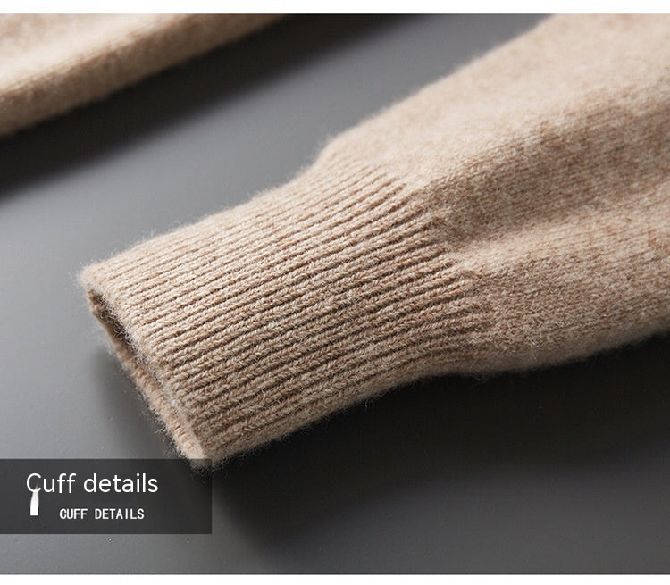 Lyra Premium Wool Half Zip Sweater - 100% Australian Wool