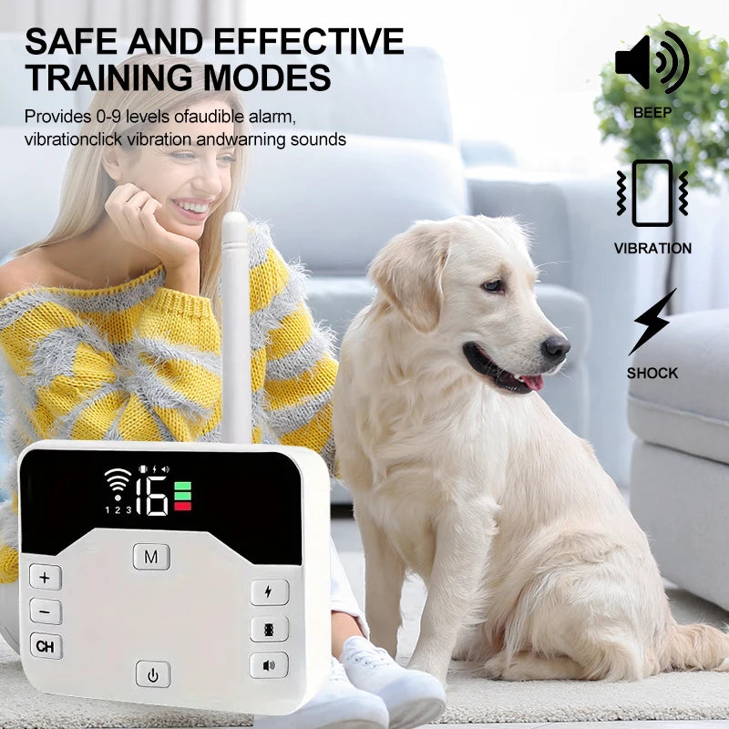 AetherPet Dual-Mode Wireless Fence and Training Collar