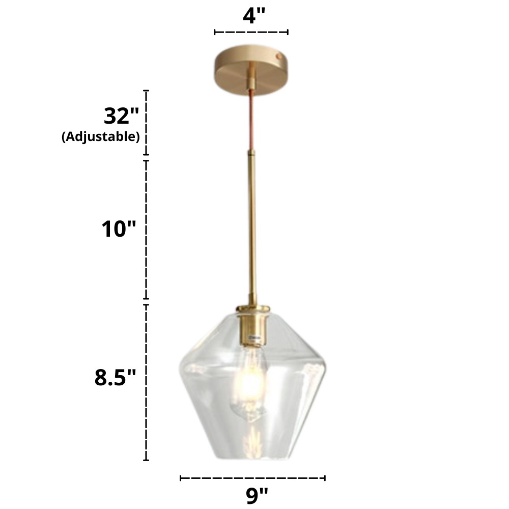 Averill | Moderna glaspendellampor