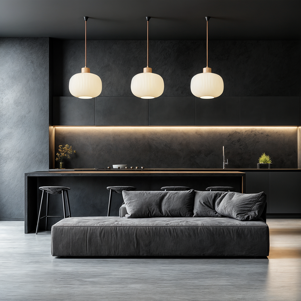 Lumenora Plafonnier en Verre Moderne Durable Design Lumineux