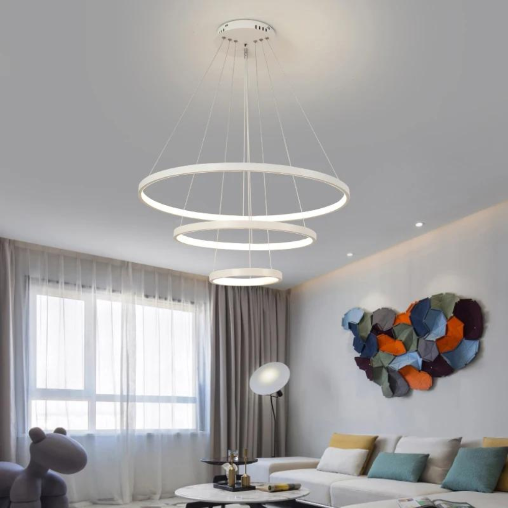 Lumenia | Contemporary LED Ring Chandelier