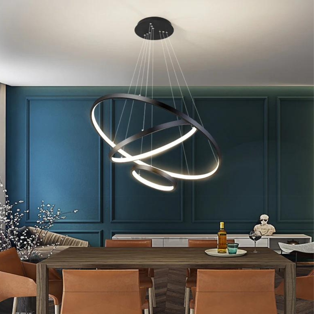 Lumenia | Contemporary LED Ring Chandelier