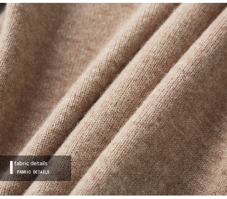 Lyra Premium Wool Half Zip Sweater - 100% Australian Wool