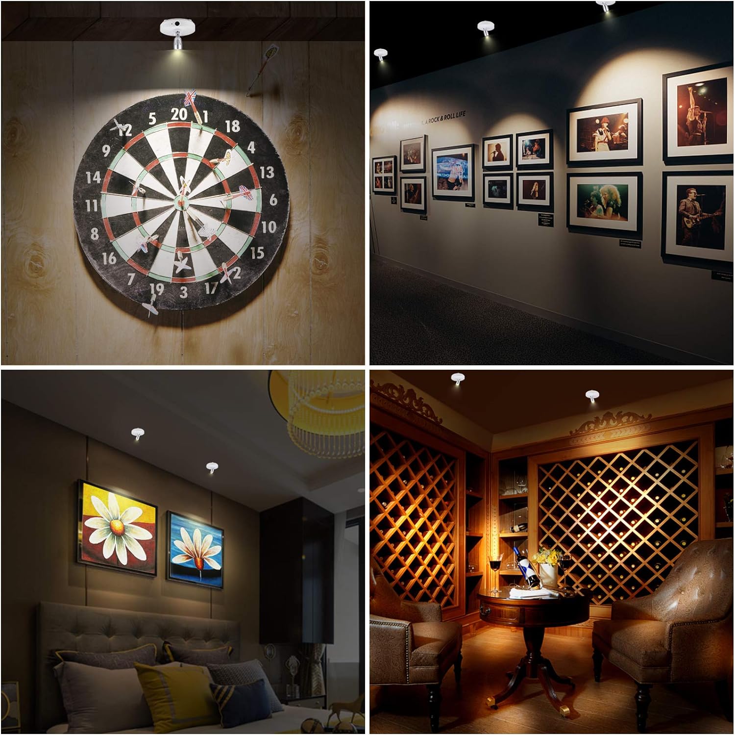 LumaFix | Faretto LED adesivo, wireless, regolabile, telecomandato