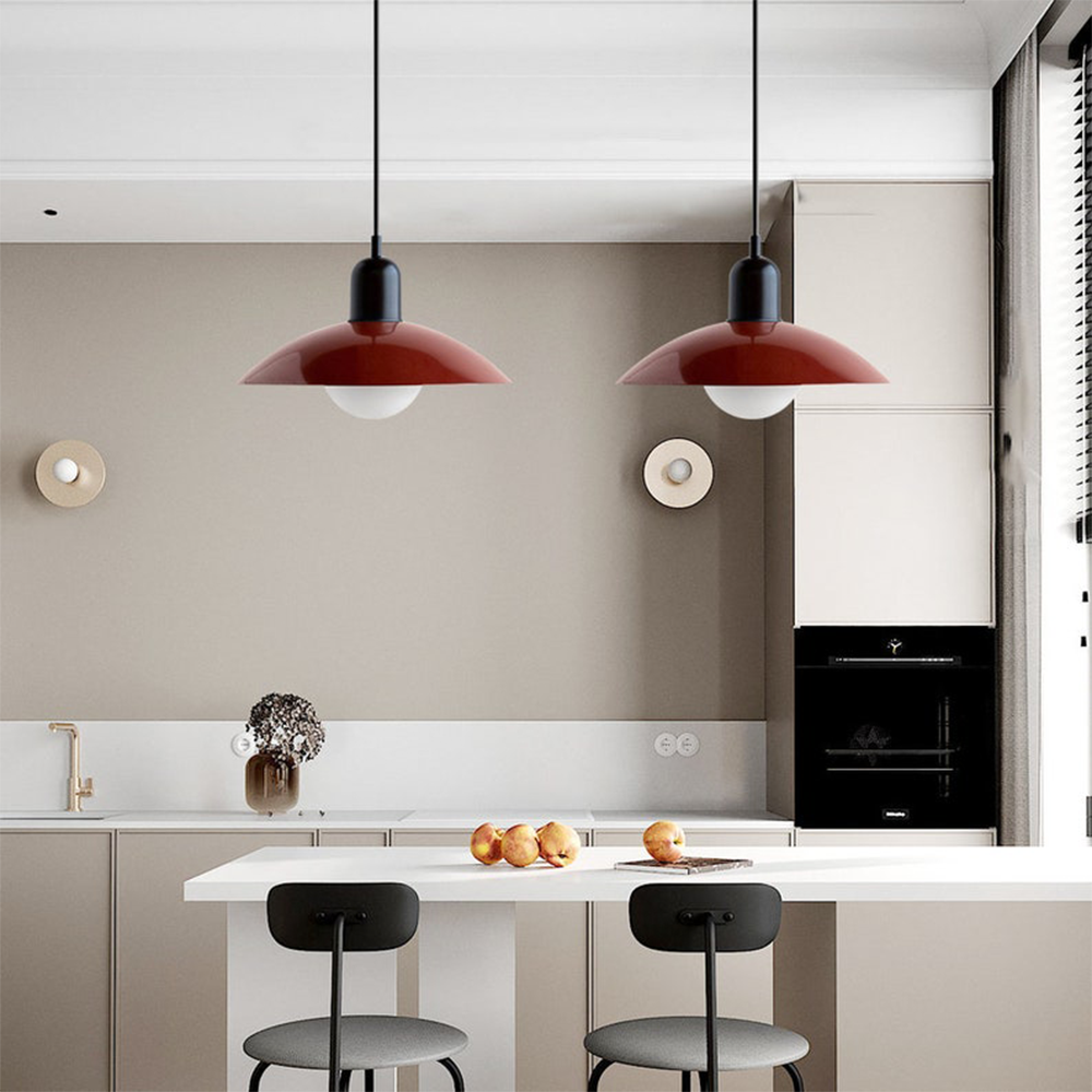 NovaLume Bauhaus Glass Pendant Light for Small Spaces