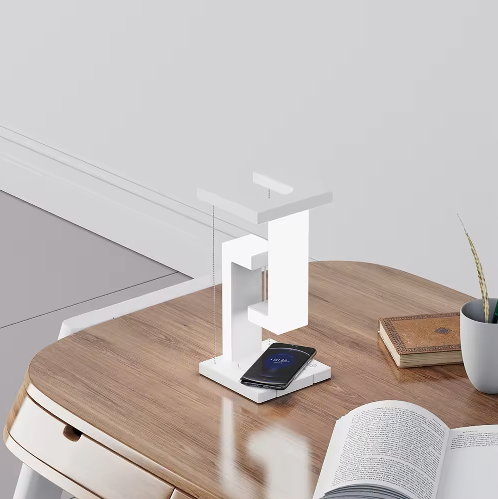 LumaBeam Wireless Charging Lamp | Sleek LED Light With Fast Charging
