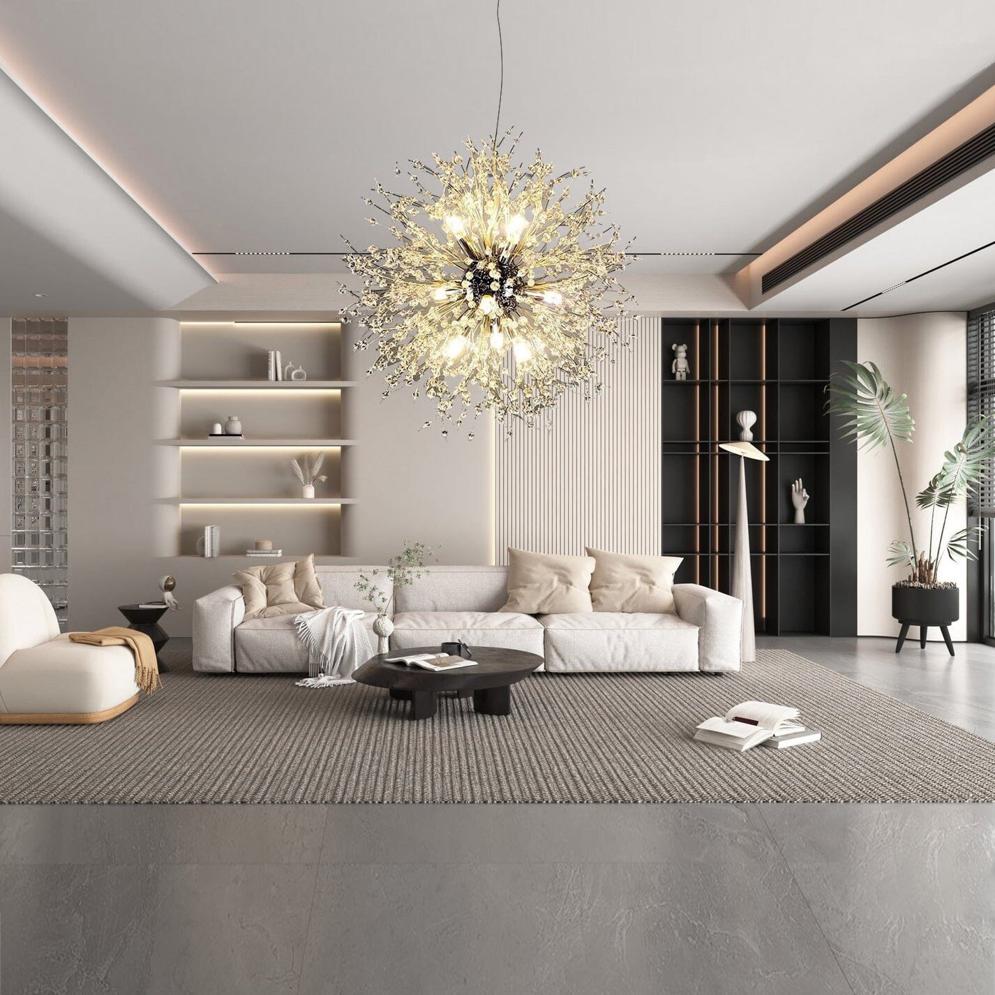 Luminary Løvetann Krystall Anheng Lys av Lumenara