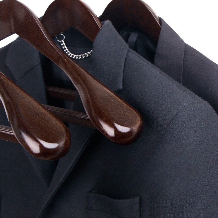 Elowen Premium Wooden Hangers with Metal Hardware