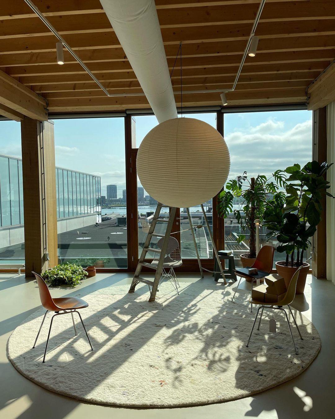 Hikari Studio Pendant Light Japanese Mid Century Lamp