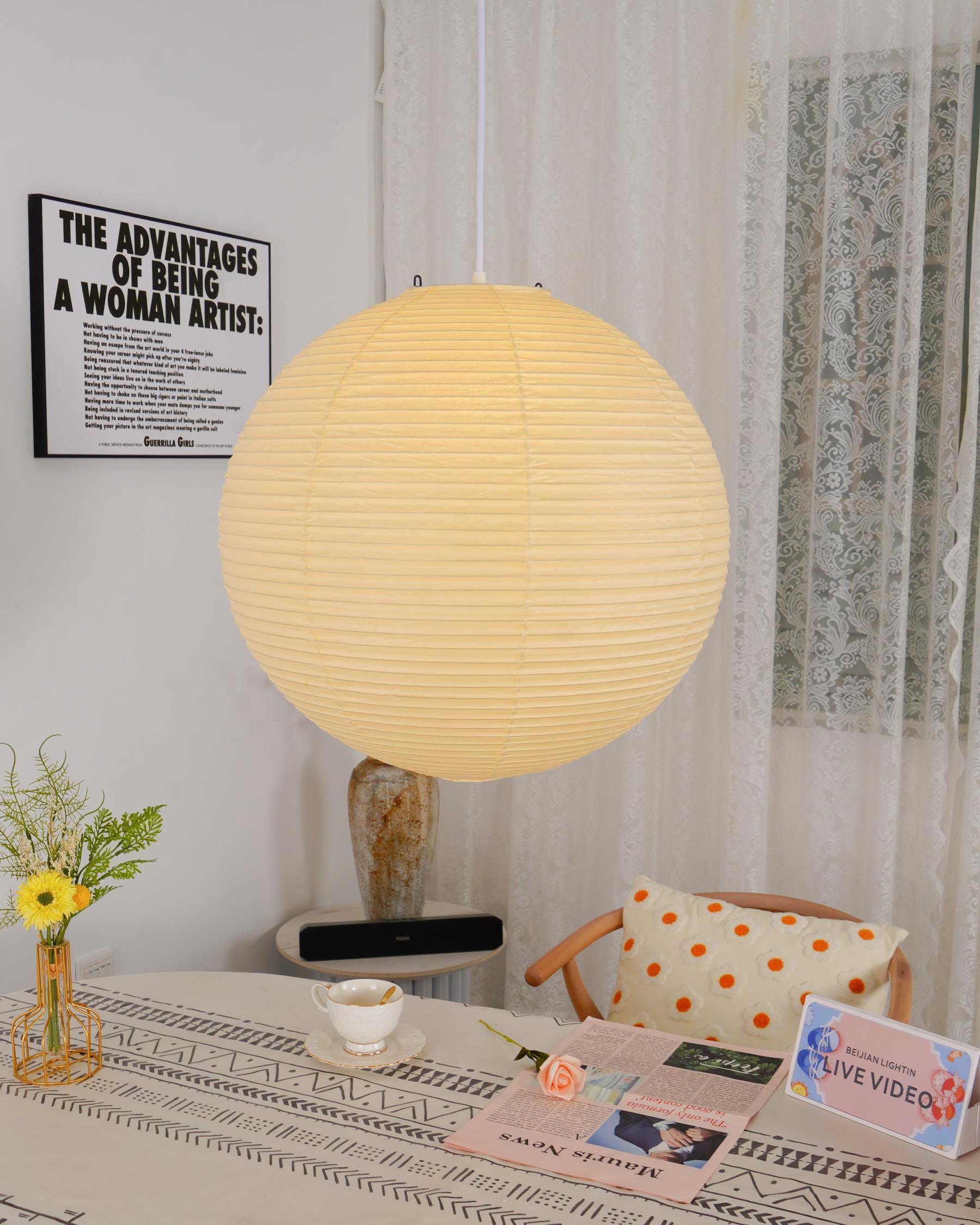 Hikari Studio Pendant Light Japanese Mid Century Lamp