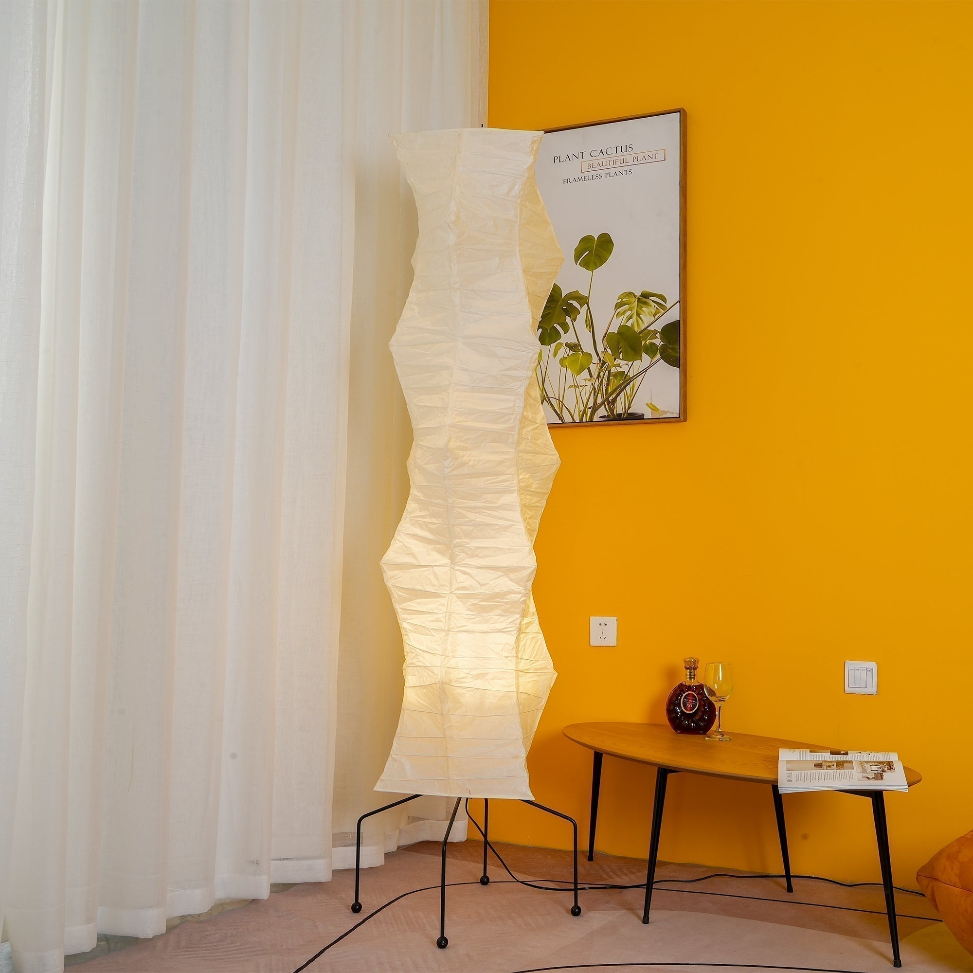 Lumiara Rice Paper Floor Lamp Japanese Inspired Ambient Glow