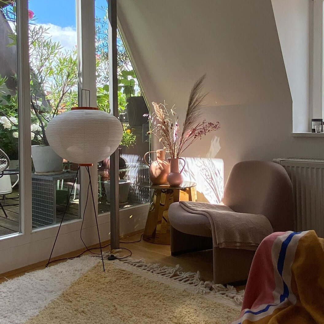 Lumiara Rice Paper Floor Lamp Japanese Inspired Ambient Glow