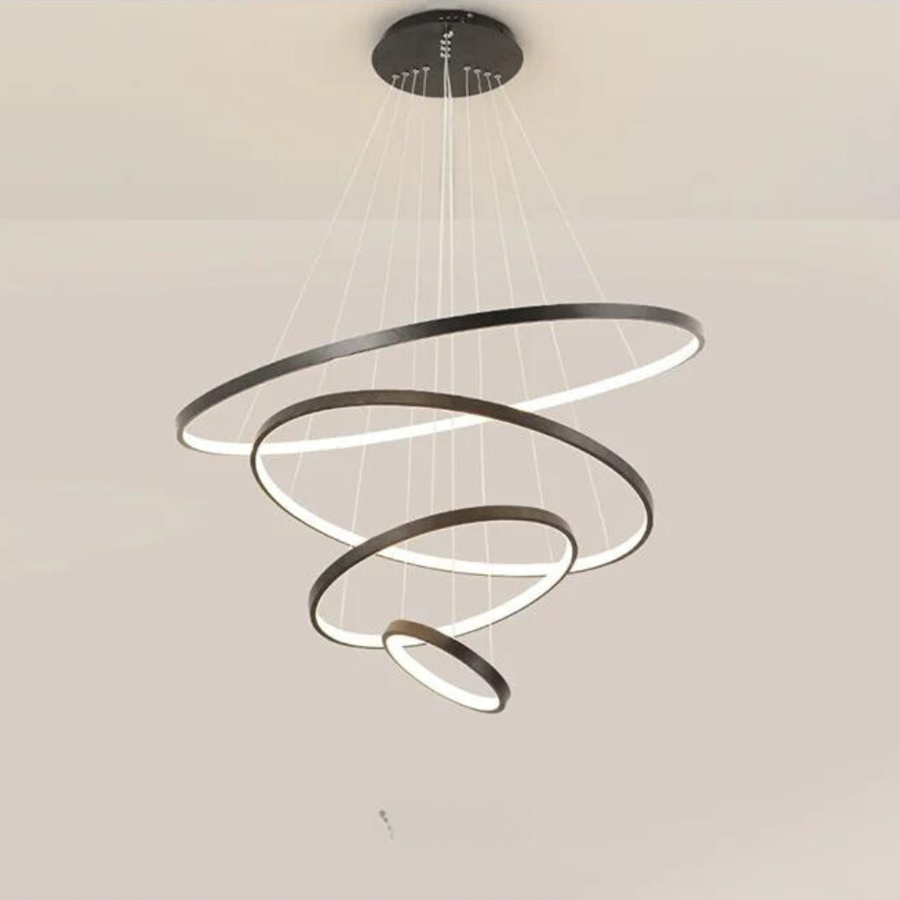 Lumenia | Contemporary LED Ring Chandelier