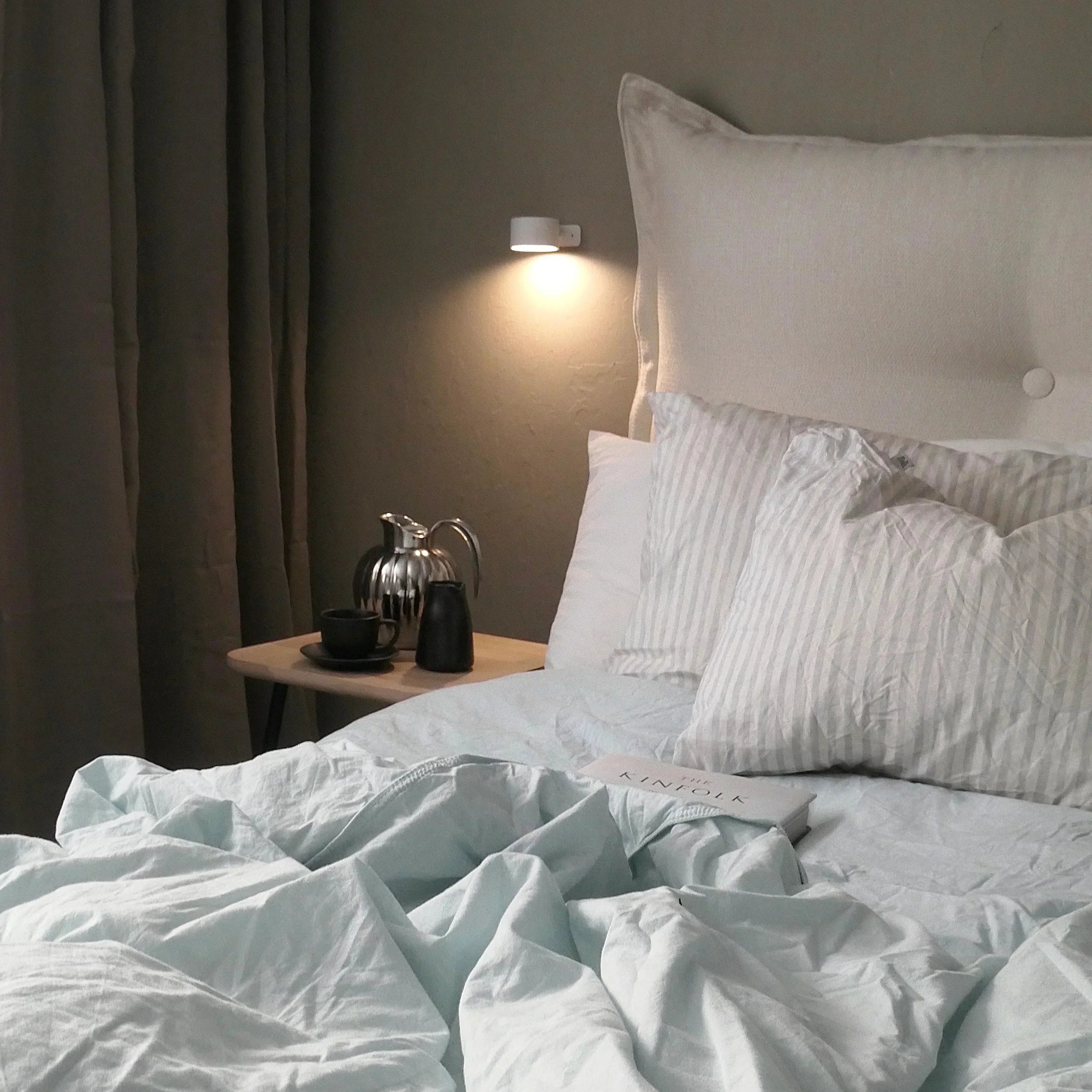 LumaArc Rechargeable Cordless LED Wall Lamp, Dimmable, 360° Rotating Light