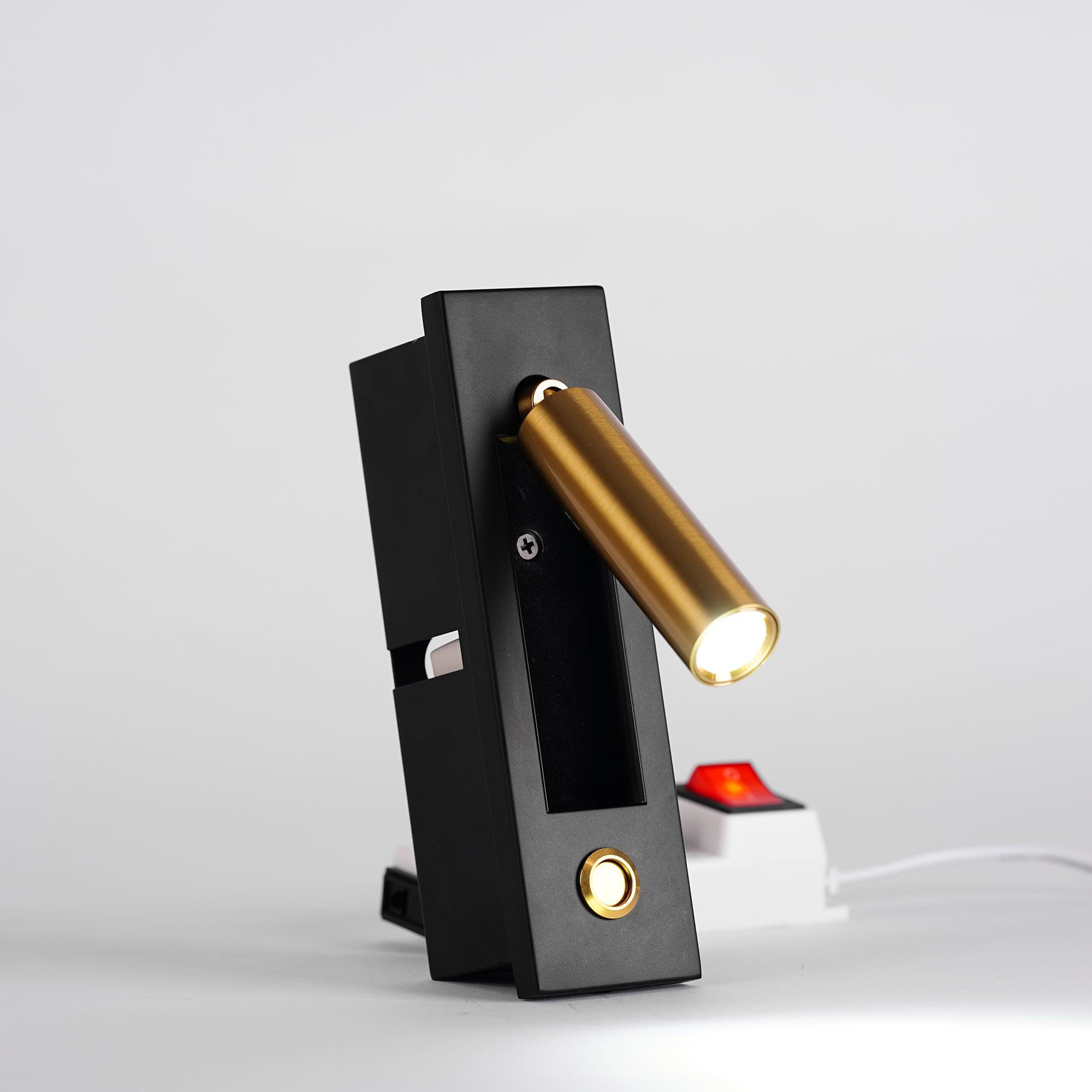 Applique da parete incassata LumaNest con luce da lettura