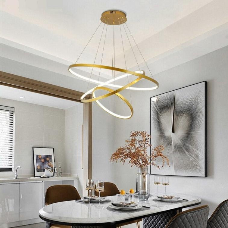 Lumenia | Contemporary LED Ring Chandelier