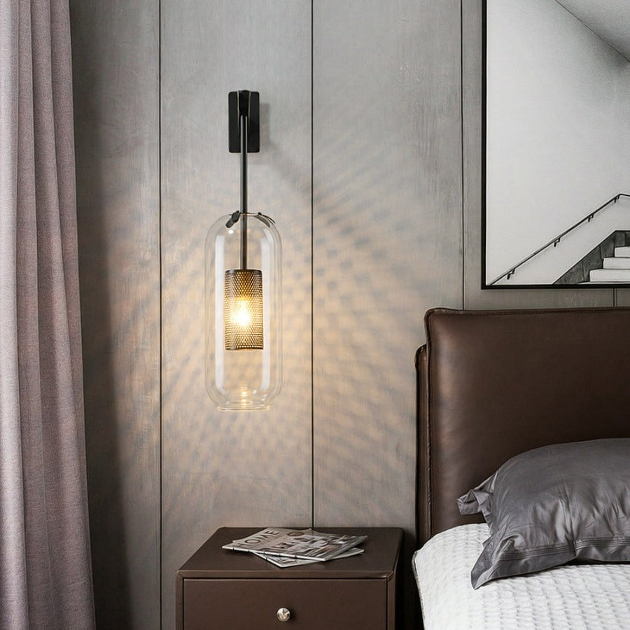 Evara | Modern Glass Wall Sconce