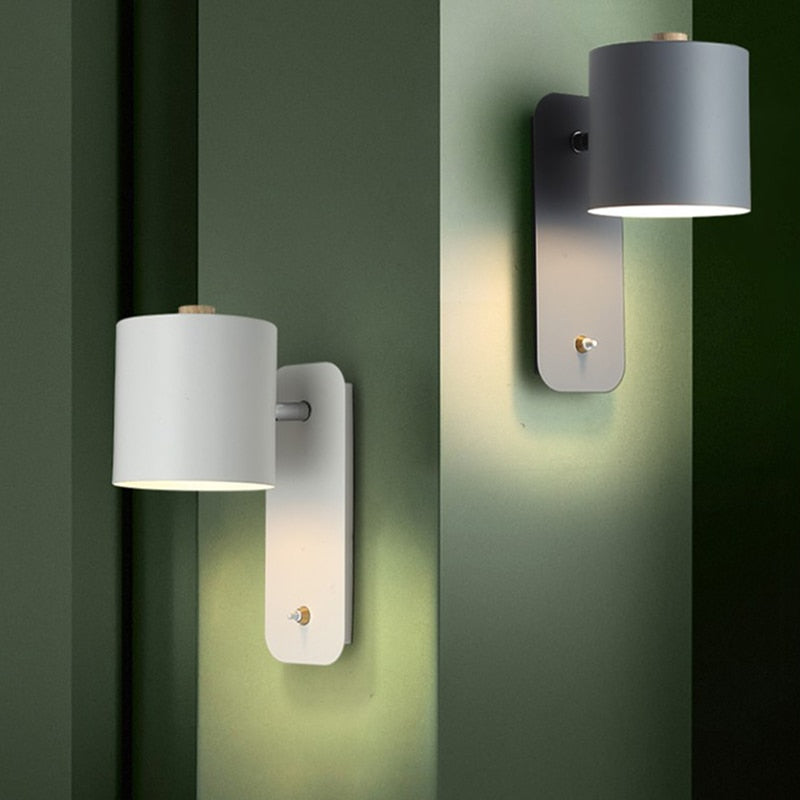 Modern LED Wall Lamps With Built-In Switches for Home Decor