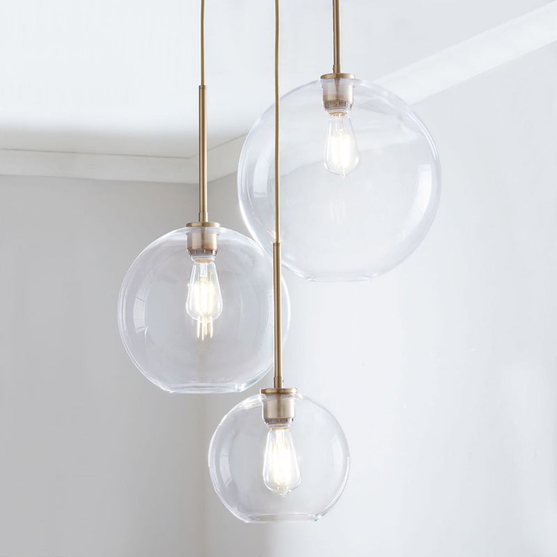 Marinelle | Contemporary Glass Globe Pendant Lights