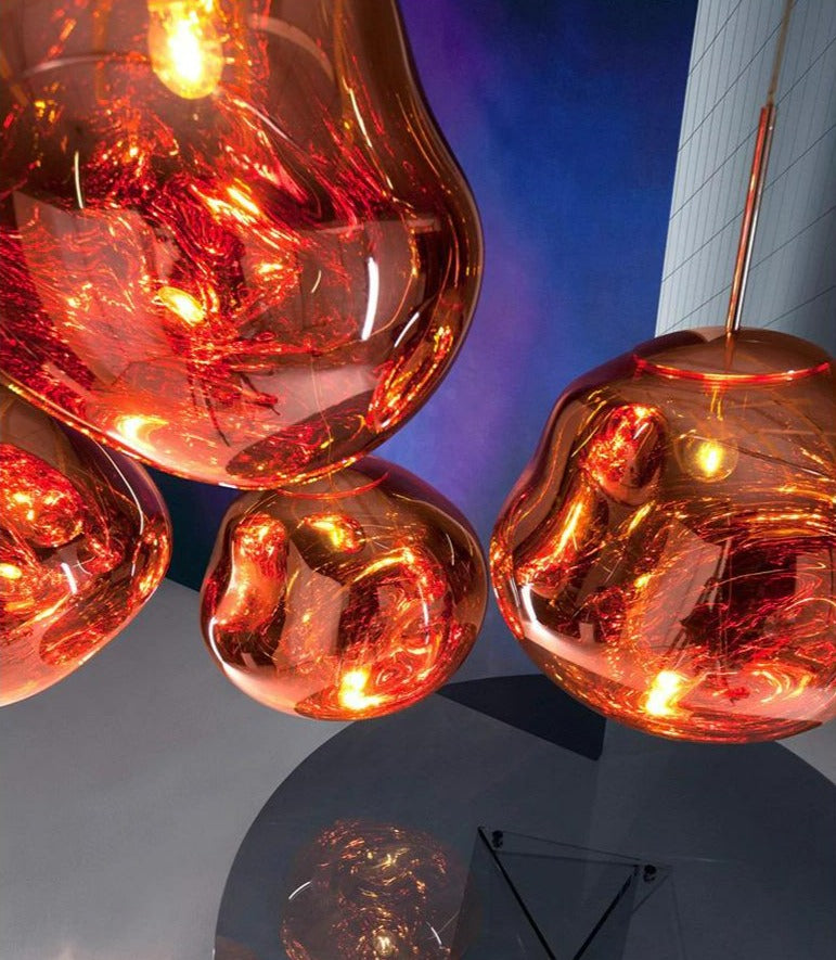 Vibrant Twisted Pendant Lights