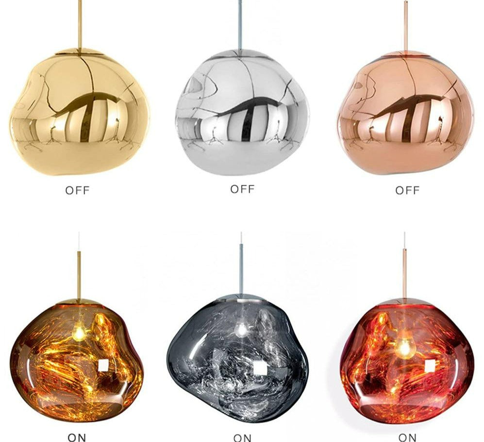 Vibrant Twisted Pendant Lights