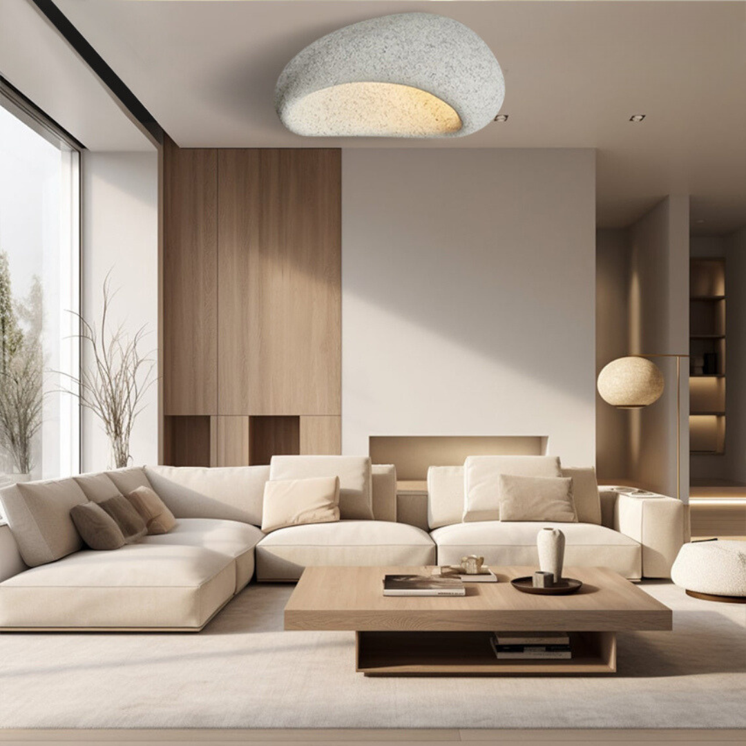 KireiLumen Ceiling Light WabiSabi Inspired Japanese Lamp