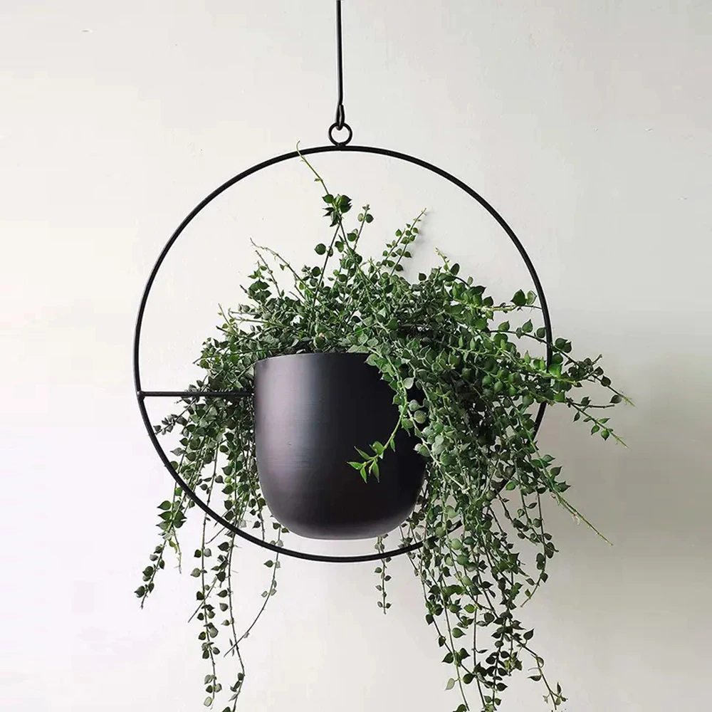Luxe Geometric Hanging Planters for Modern Interiors