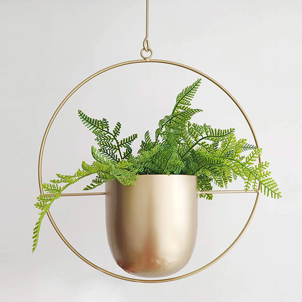 Luxe Geometric Hanging Planters for Modern Interiors