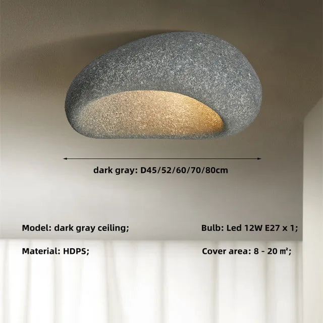 KireiLumen Ceiling Light WabiSabi Inspired Japanese Lamp