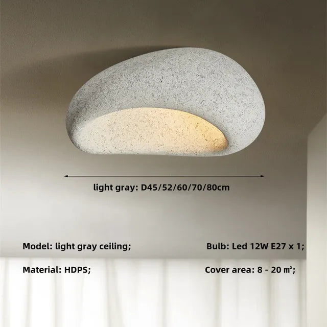 KireiLumen Ceiling Light WabiSabi Inspired Japanese Lamp