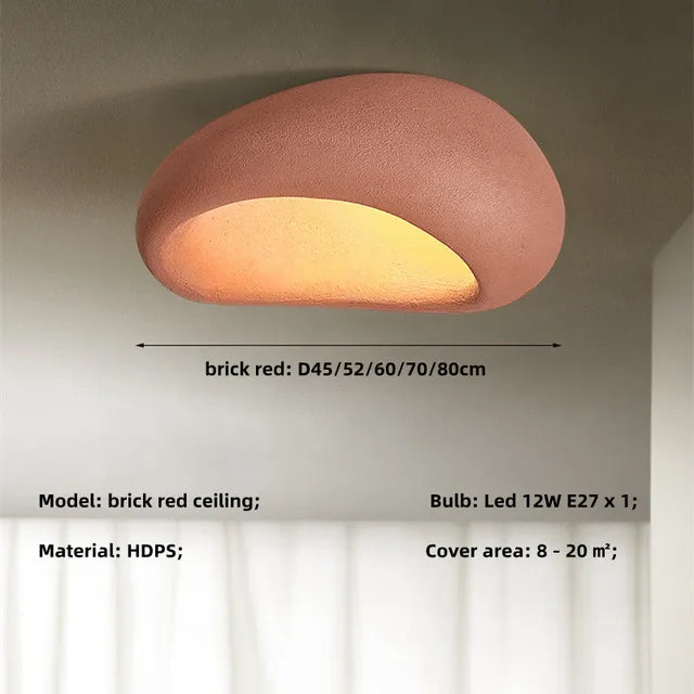 KireiLumen Ceiling Light WabiSabi Inspired Japanese Lamp