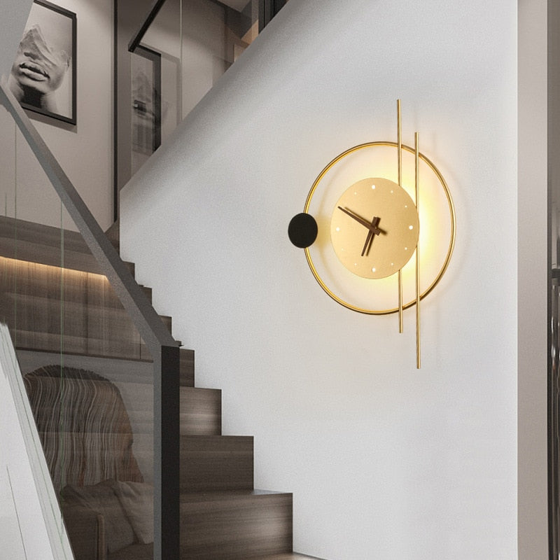 NovaGlow | Moderne LED Wanduhr Licht