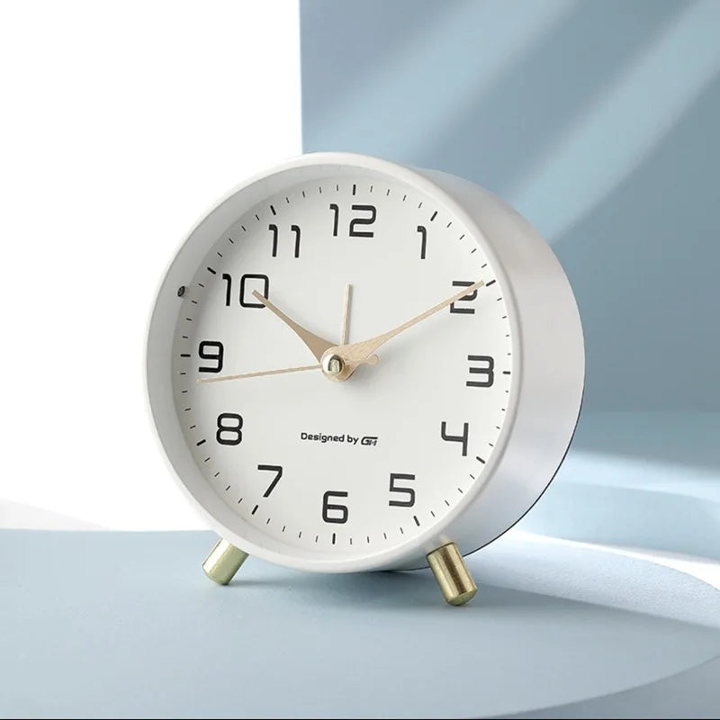 LyraNord Table Clock | Modern Scandinavian Silent Design