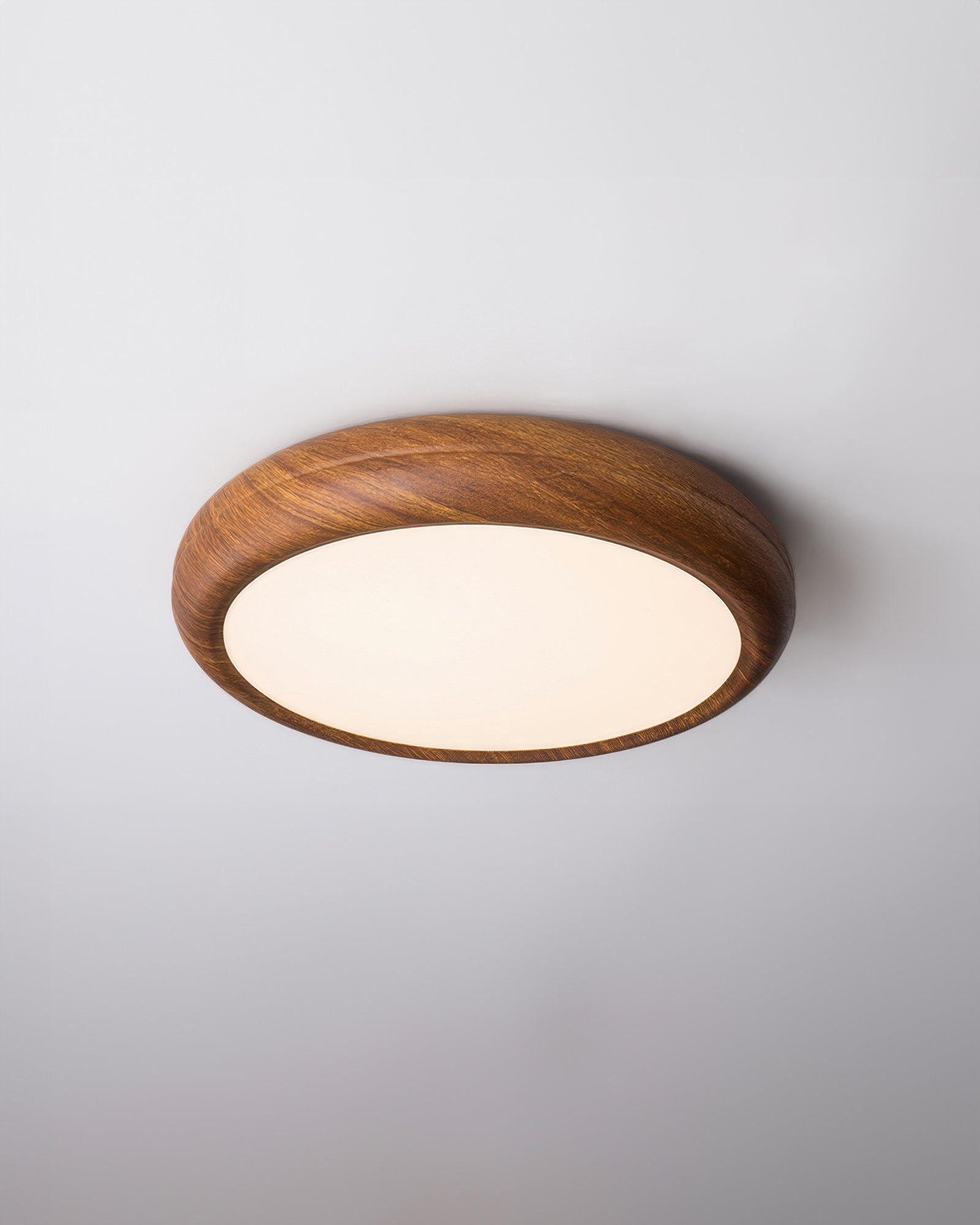 Walnut Modern Ceiling Lamp With Full Spectrum Lighting