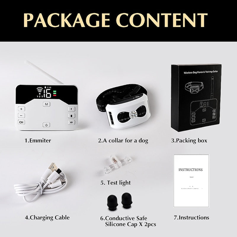 AetherPet Dual-Mode Wireless Fence and Training Collar