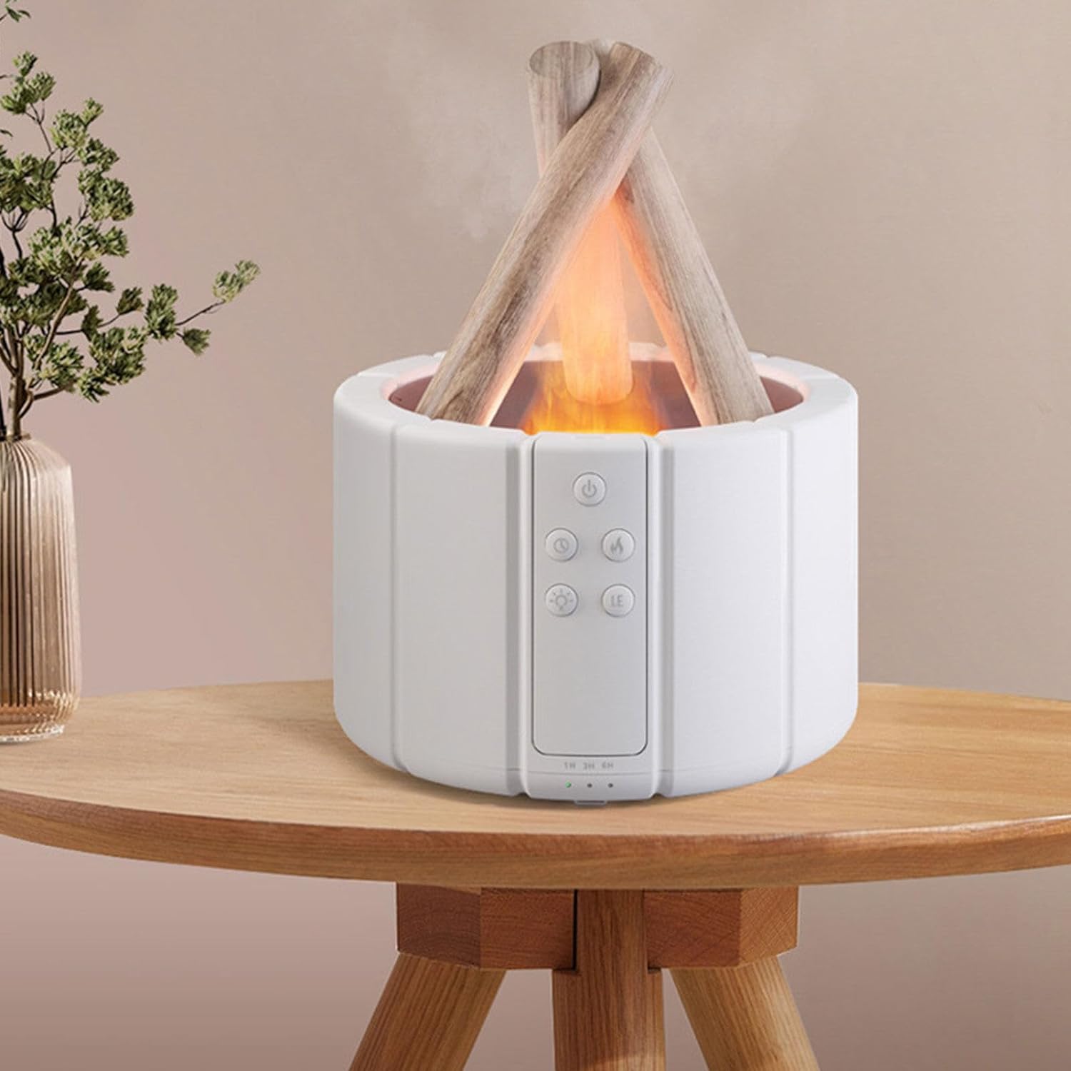 LumaMist | Umidificatore a fiamma con aromaterapia e purificatore d'aria