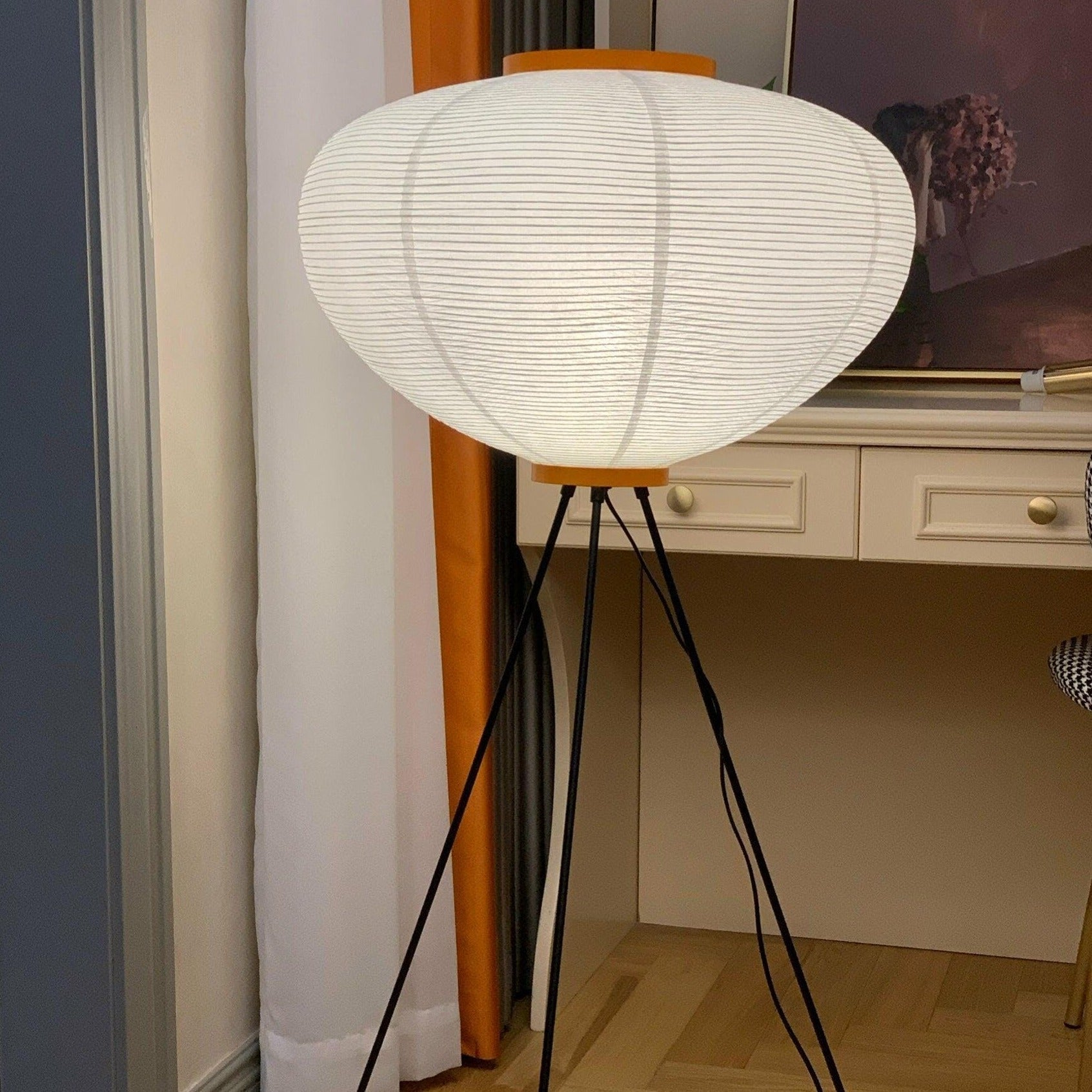Lumiara Rice Paper Floor Lamp Japanese Inspired Ambient Glow