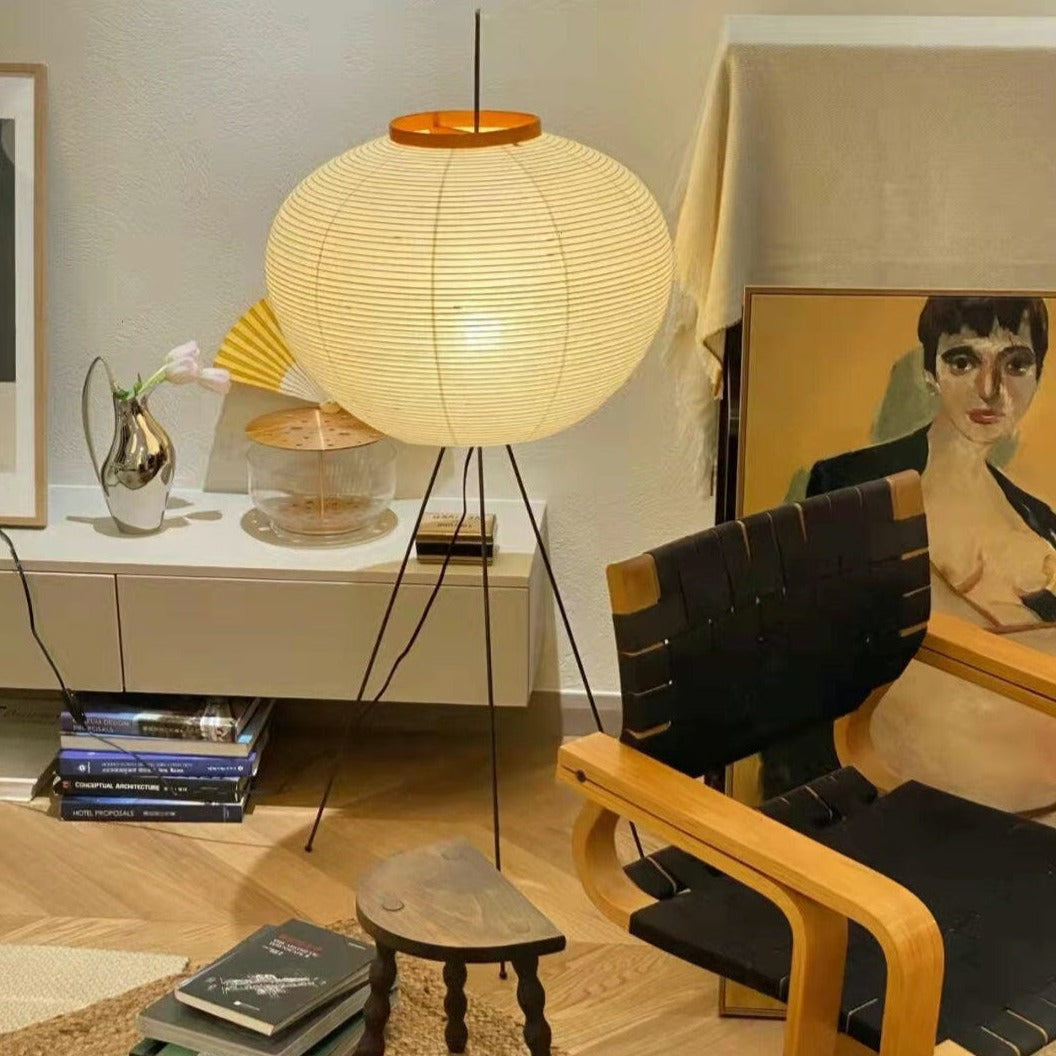 Lumiara Rice Paper Floor Lamp Japanese Inspired Ambient Glow