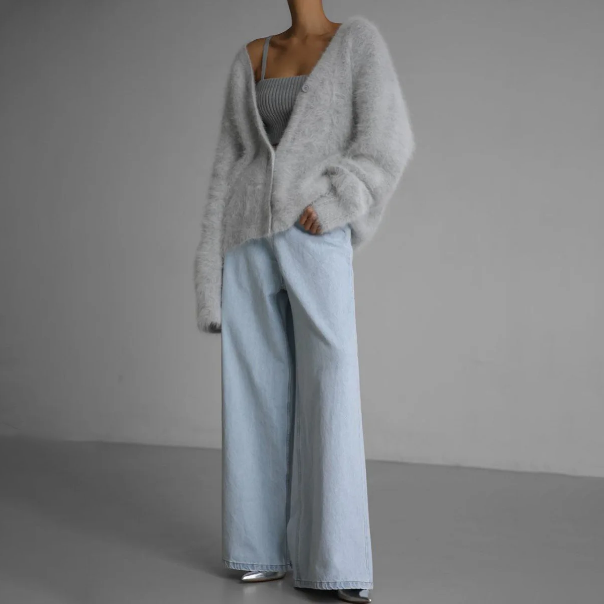 Cardigan in cashmere Lyra per donna Lusso quotidiano accogliente