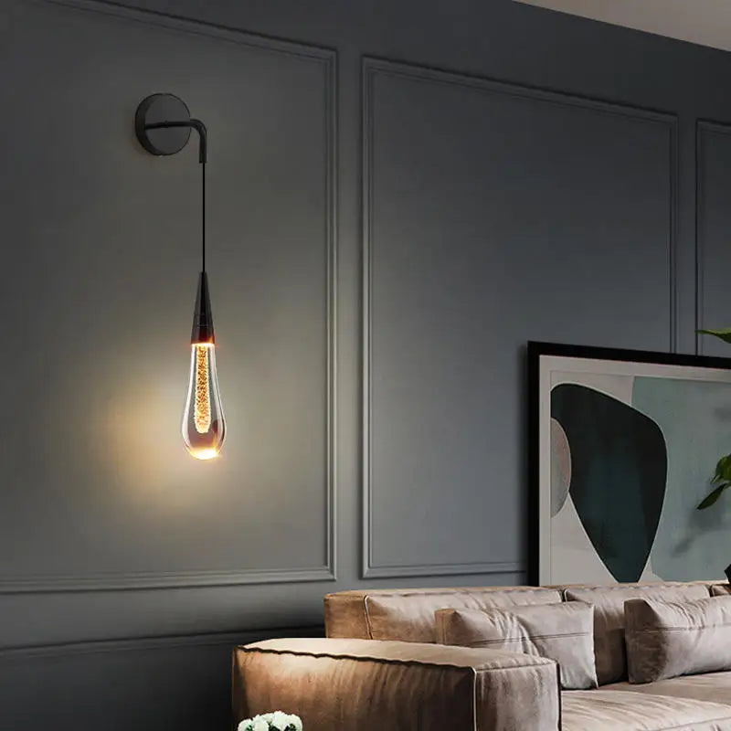 Elara Crystal Drops Wall Light | Timeless Glow For Home