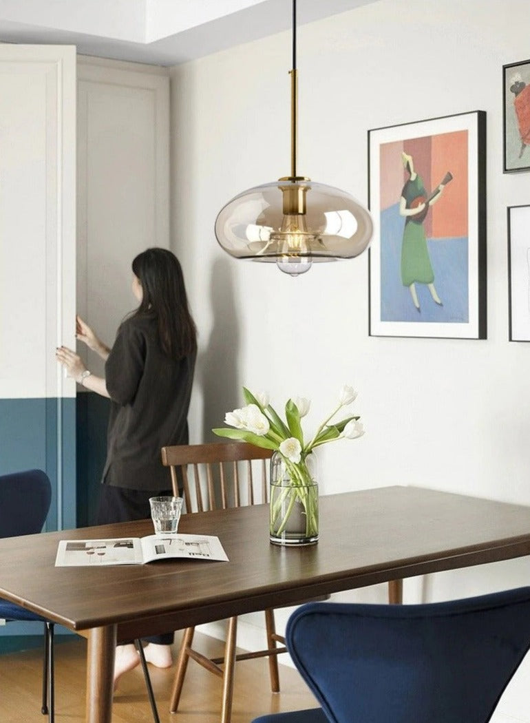 Liora | Lampade a sospensione in vetro contemporaneo