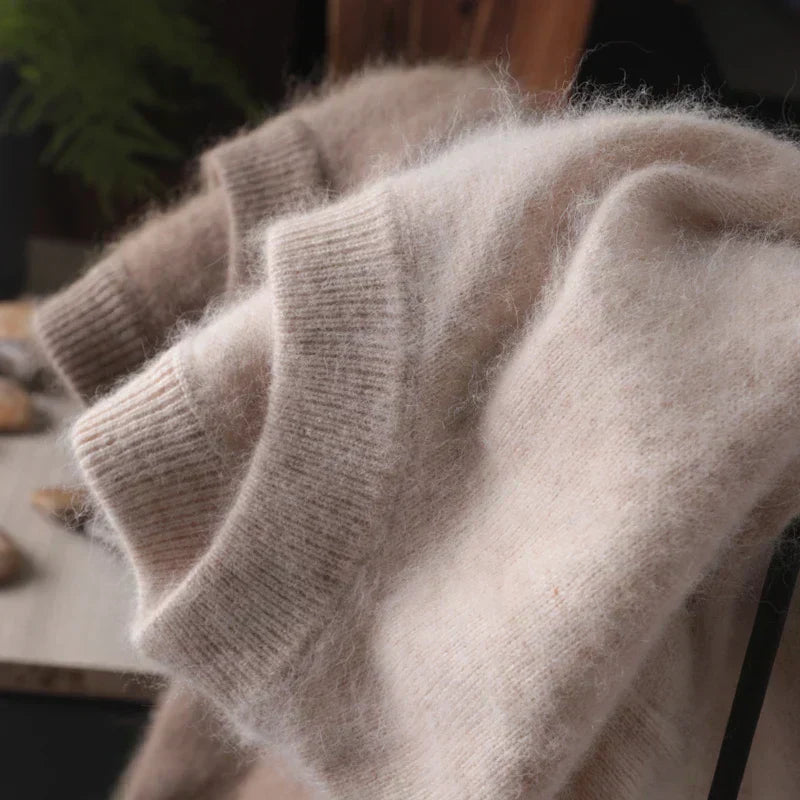 Maglione Kiyora in cashmere lavorato a maglia giapponese 100% puro comfort